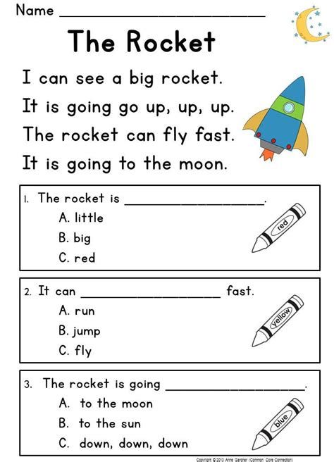 Kindergarten reading comprehension and decodable CVC word phonics