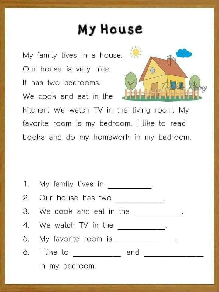 Comprehension - My house