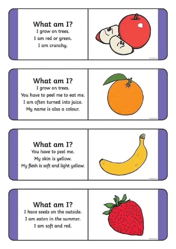 Fruits riddles